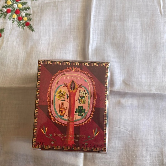 Diptyque Lucky Flowers Flora Fortuna Small Holiday Candle 2.4 oz New Sealed Box - Picture 5 of 9